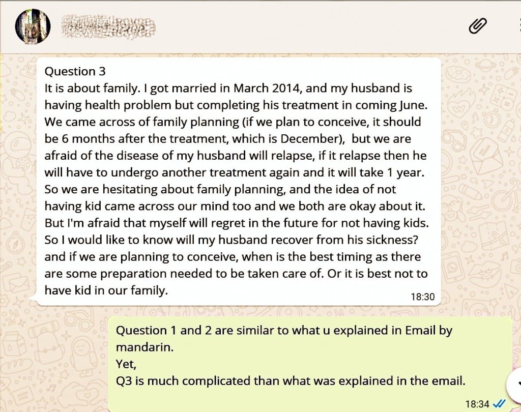 Testimonial for BaZi 3