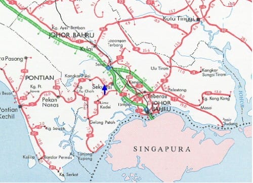 Johor Bahru Feng Shui. In Fact Johor Bahru Enhances Feng Shui of Singapore. The Embrance of Johor From Left and Right is Really Energizes Singapore.