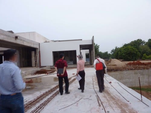 Master Soon in India7 Accompanied by Indian architect for Water Dragon Feng Shui of Indian Super Rich man. Master Soon in India Oct/Nov 2011
