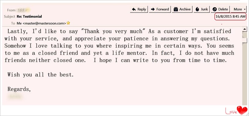 Thank You Master Soon