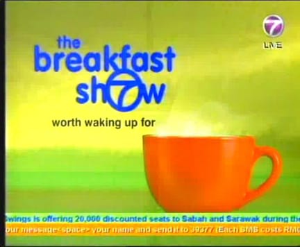 Master Soon Will Be in The Breakfast Show NTV7 on 2 Feb 2011, 9am- 10am