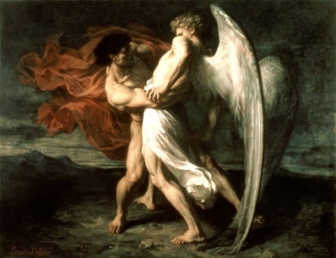 Jacob Fighting with Angel, Messenger of Divine. If Jacob Dared to Fight the Angel, Why Not you?