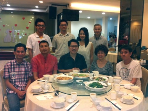 Memorable Lunch with 2012 Batch of Student for Water Dragon