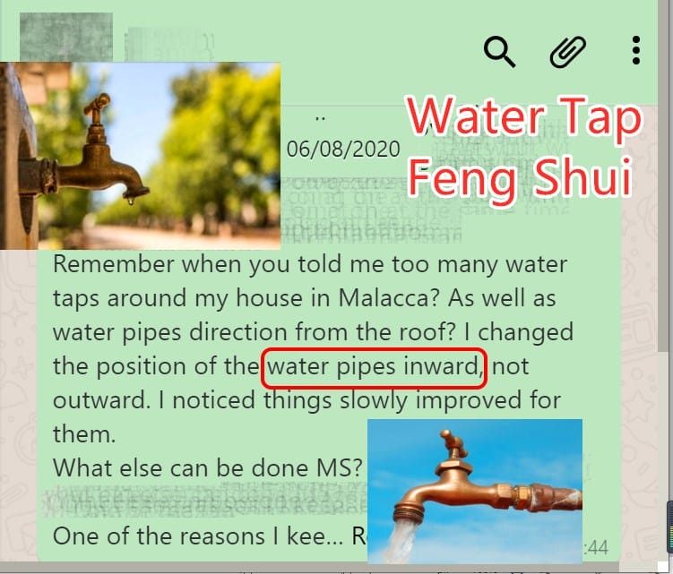 Water Tap Feng Shui
